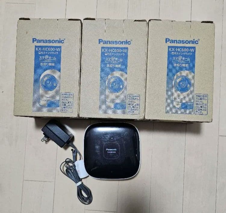 Panasonic 防犯カメラ 3箱、ホームユニットセット