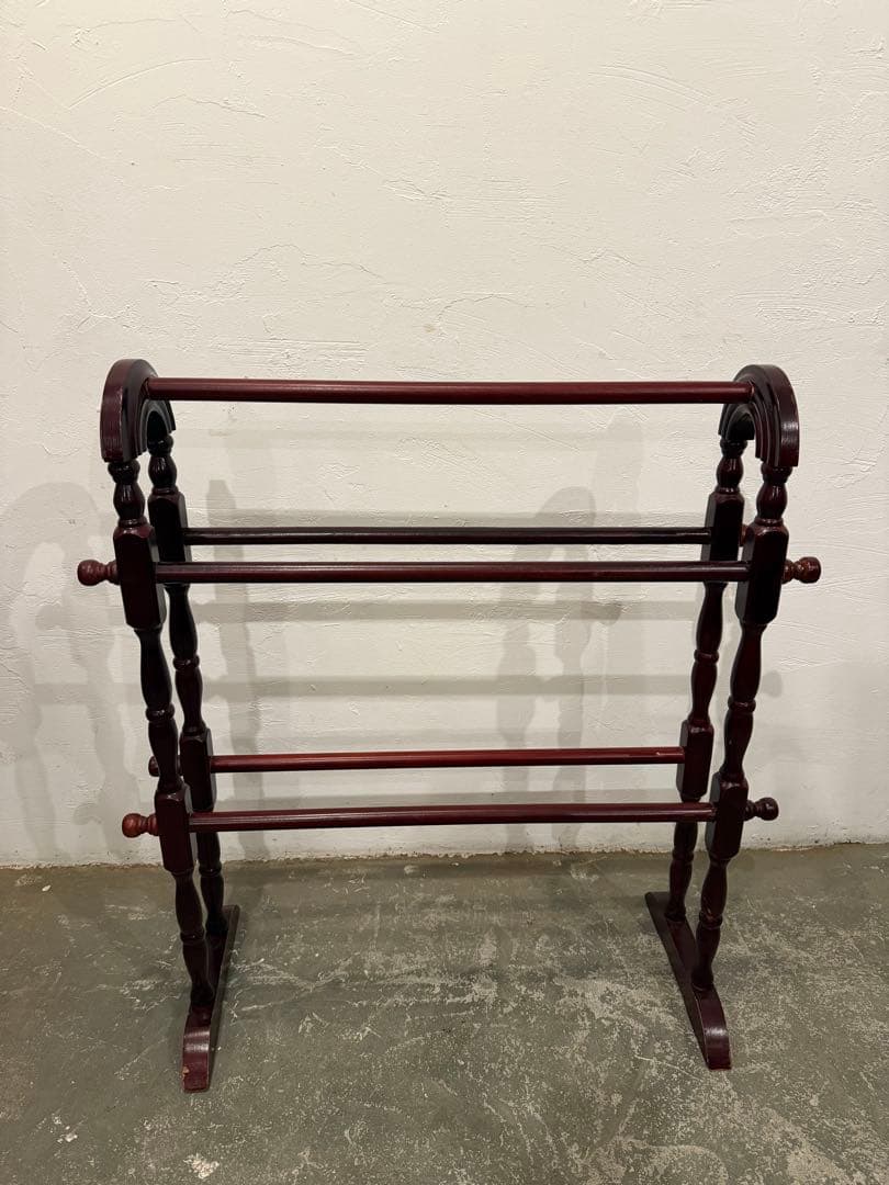 年末年始saleビンテージ　ペイント　木製タオルハンガー　アンティーク