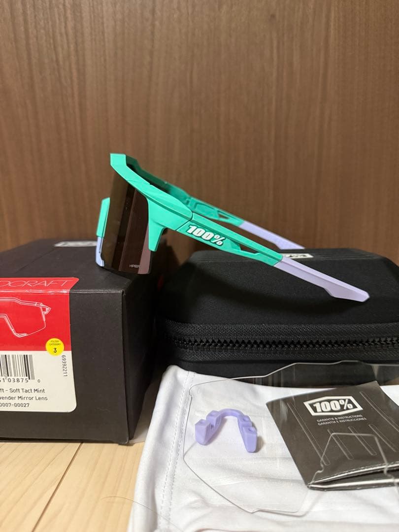 超美品　100% サングラス　スピードクラフト　ワンハンドレッド