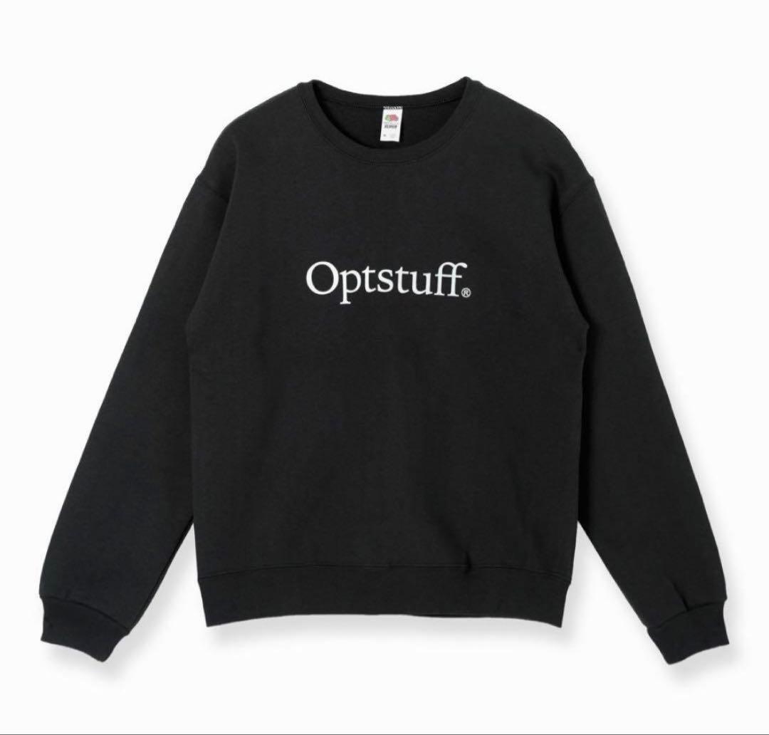OPTSTUFF クルーネックスウェットシャツ オプトスタフ