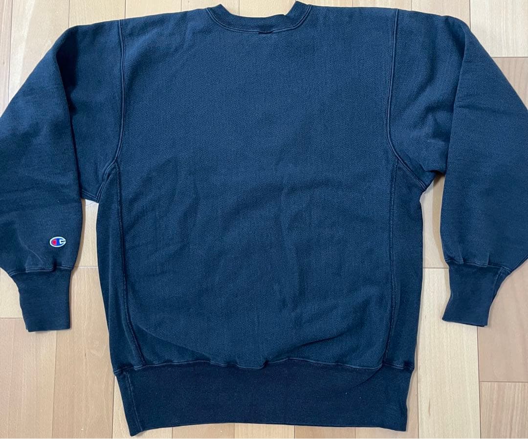 グッドカラー！黒✖️黄色 USA製 チャンピオン リバースウィーブ 極美品！90s