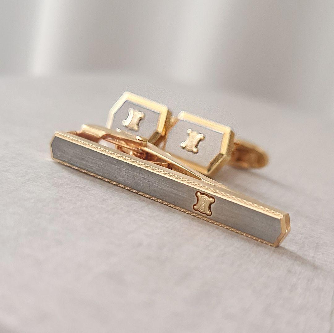 【正規品】CELINE セリーヌ カフス ネクタイピン