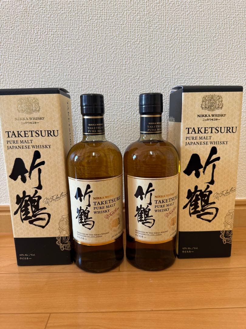NIKKA TAKETSURU ピュアモルトウイスキー 2本セット