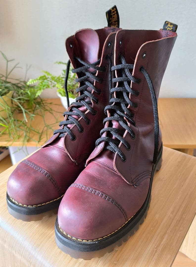 Dr.Martens 10ホール オイルドレザーブーツ 厚底