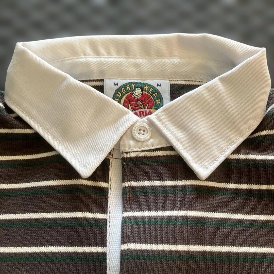 D*i様 BARBARIAN 未使用品　茶　ストライプ ラガーシャツ　カナダ製