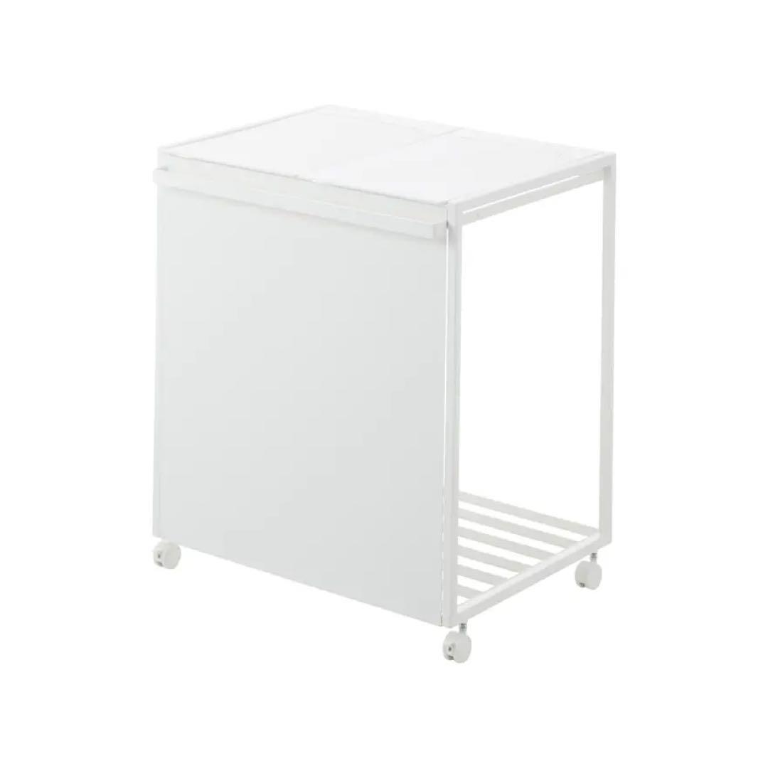 【組立済み、新品未使用】蓋付き目隠し分別ダストワゴン タワー 45L 2分別