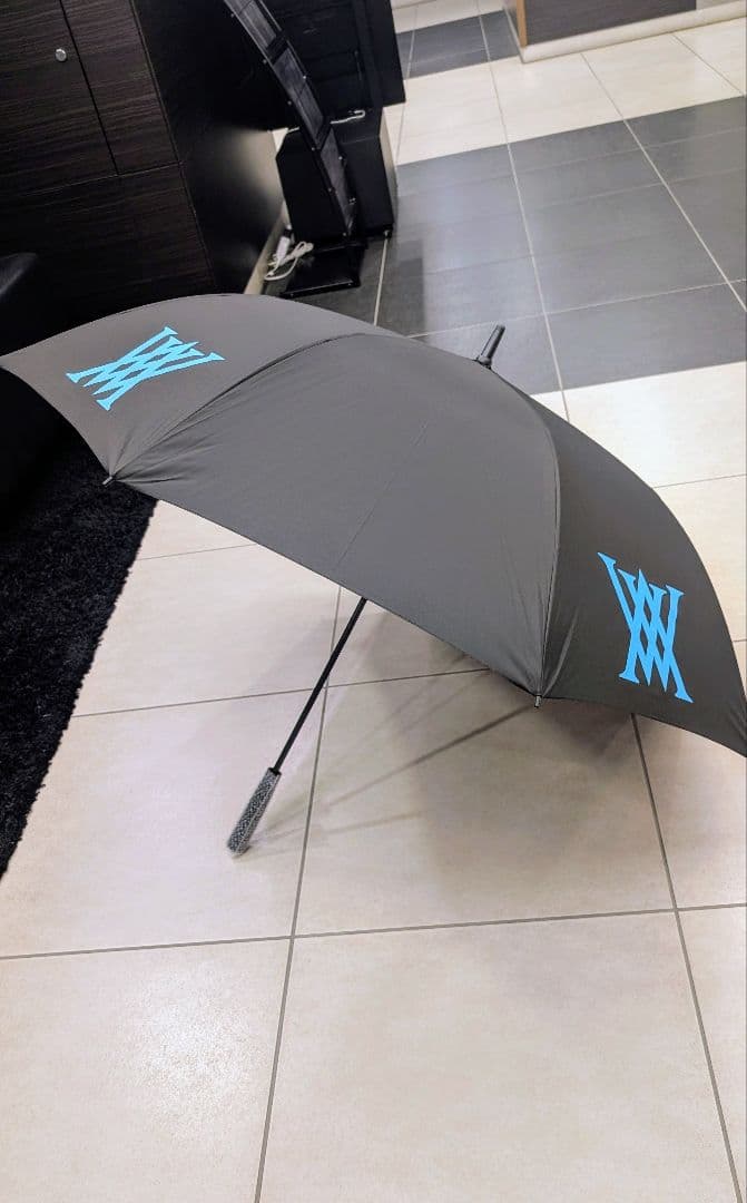 【ひで】新品未使用　ANEW GOLF　傘　青×黒　2本セット