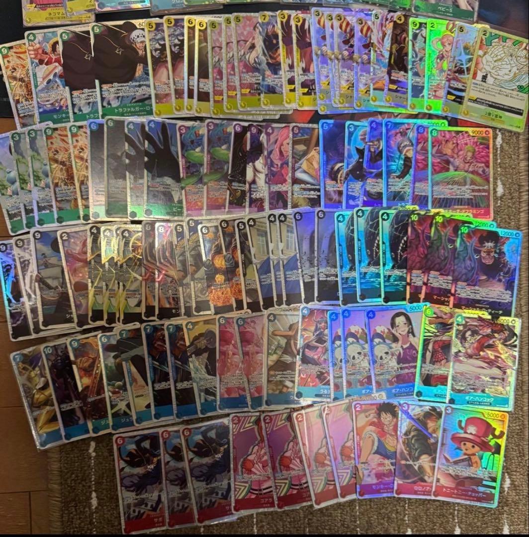 ワンピースカード　引退セット　デッキ　パラレル
