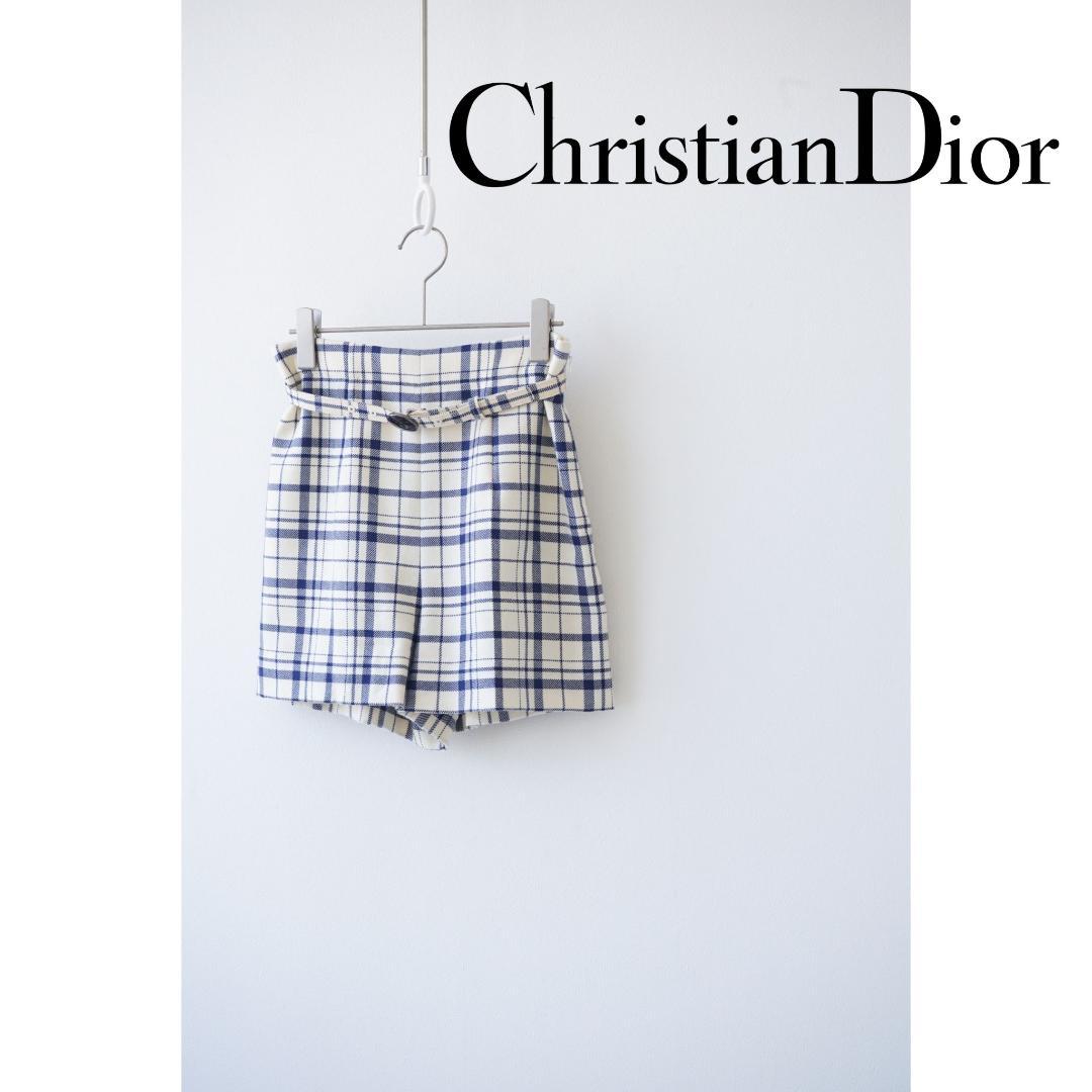 Christian Dior クリスチャン ディオール ウール ショートパンツ