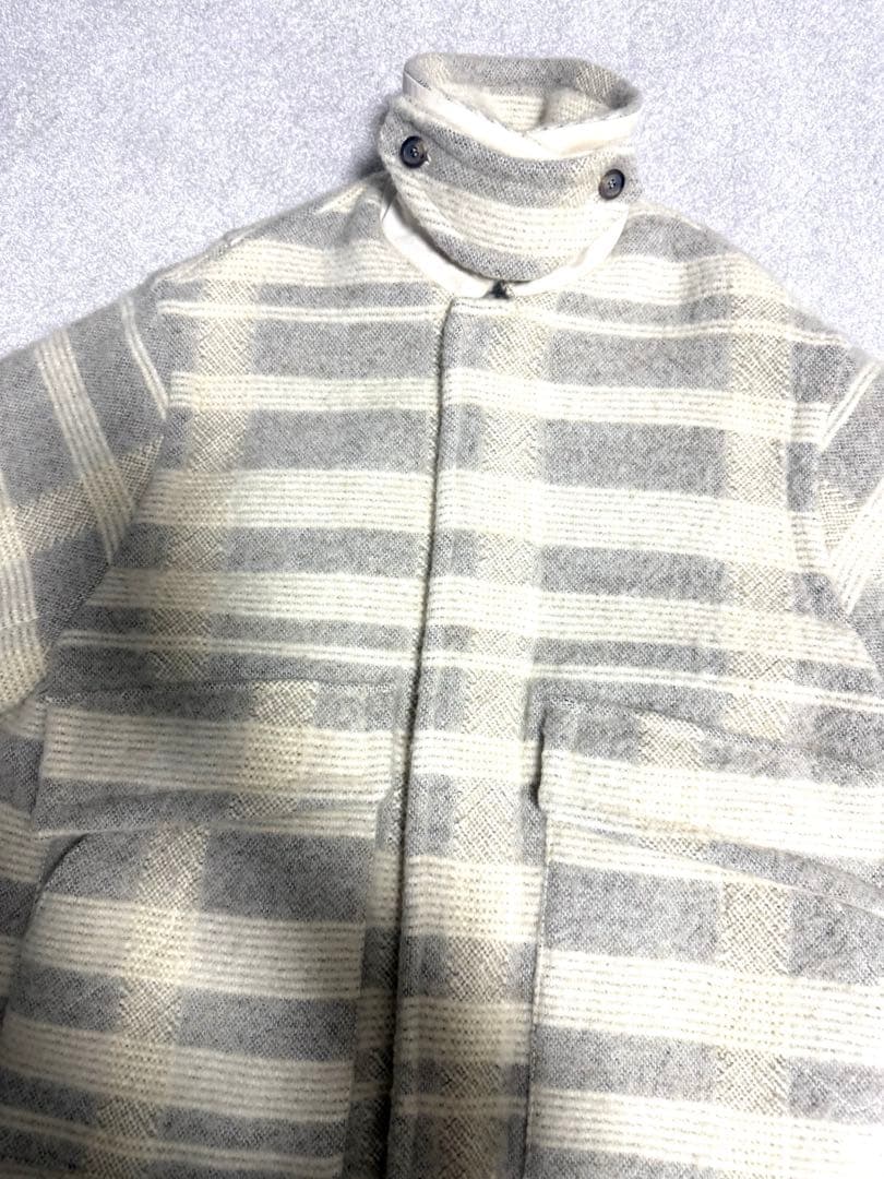 今期STUNNING LURE ｒツイードチェックブルゾン０Off White