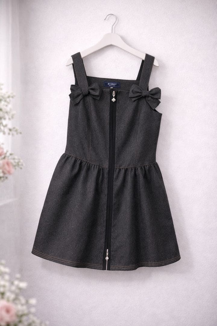 エムズグレイシー❤︎ラメ混ビスチェ風ジレ　42