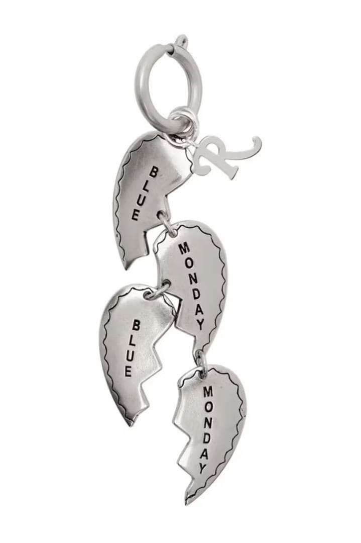 Raf Simons BLUE MONDAY シルバー チャーム