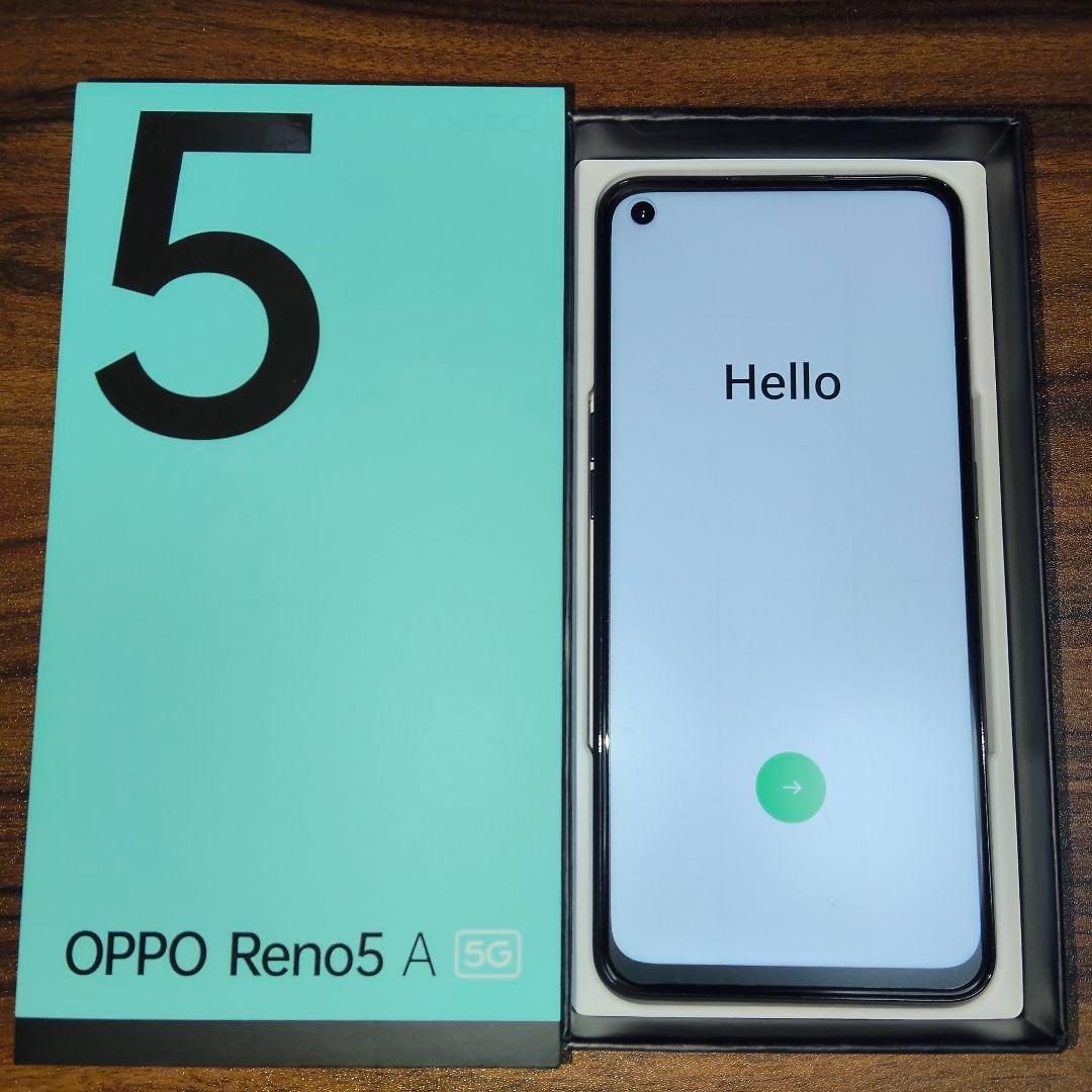 OPPO Reno 5A SIMフリー シルバーブラック