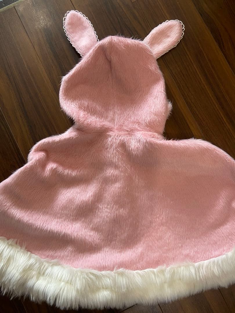 BABY THE STARS ウサ耳ふわふわケープ　ベイビー