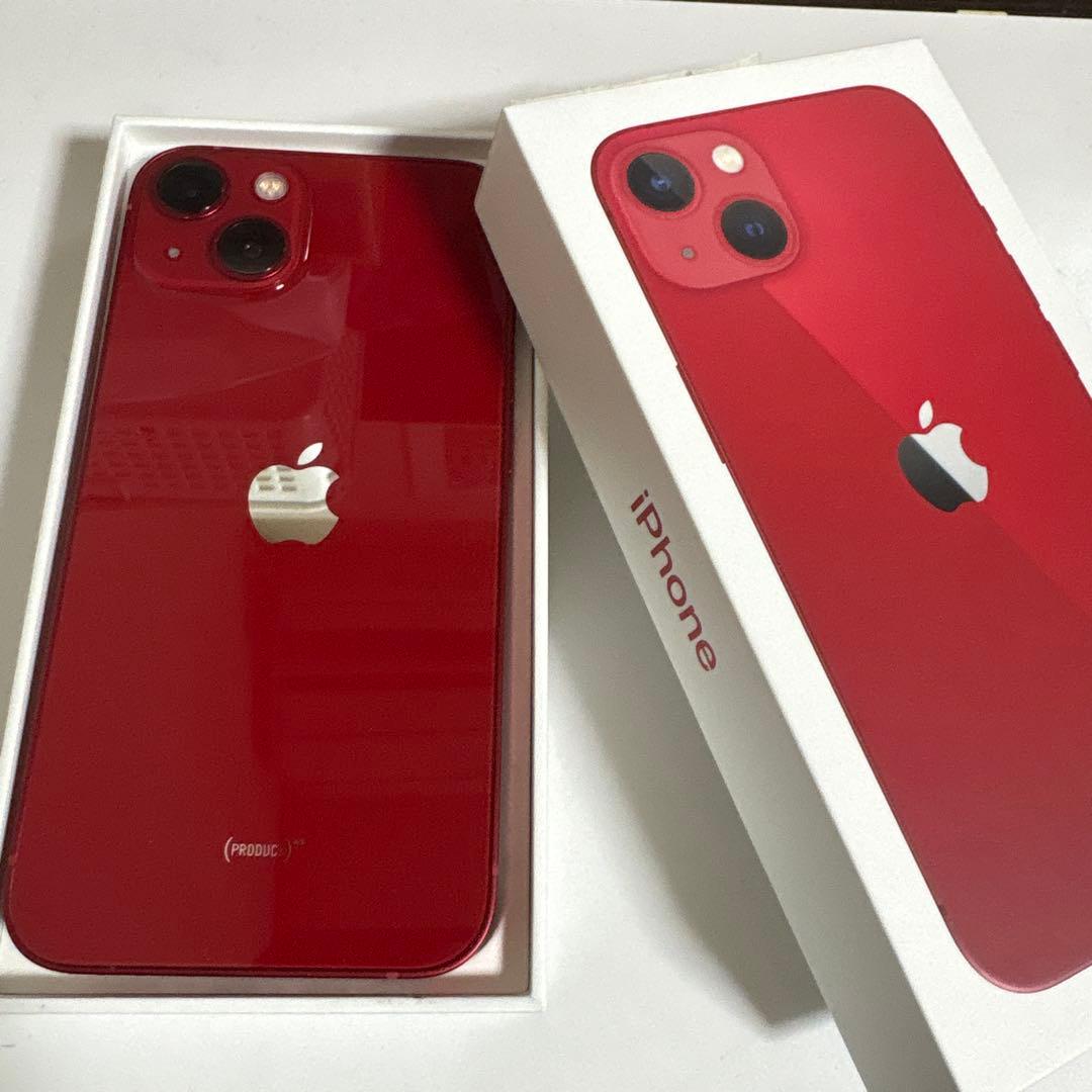 Apple iPhone 13 (レッド) 本体　箱あり