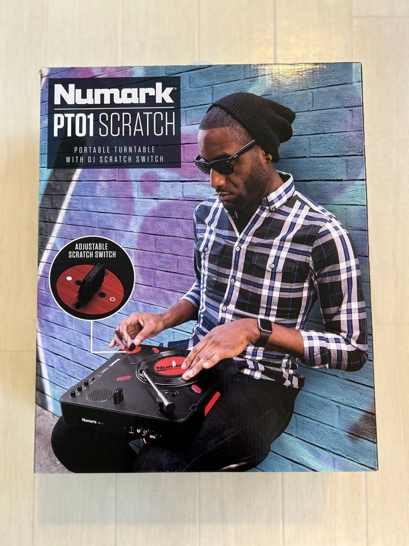 Numark PT01 SCRATCH ポータブルターンテーブル