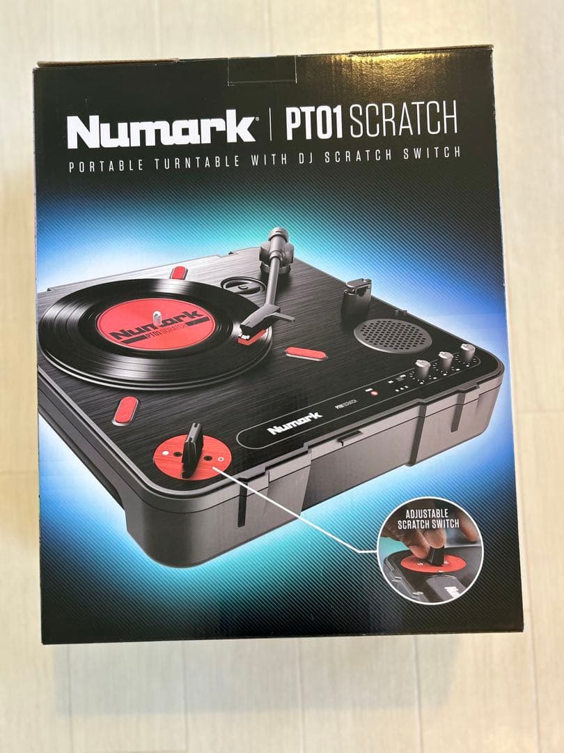 Numark PT01 SCRATCH ポータブルターンテーブル
