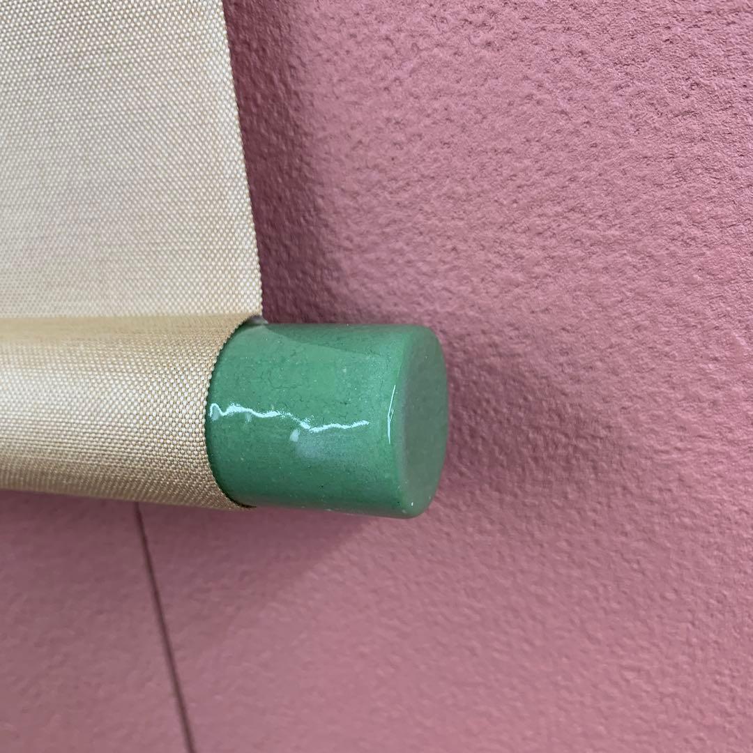 美品 掛け軸 弧蓬庵 小堀卓厳作 紫陽花画賛「露堂々」共箱 禅語 茶掛け