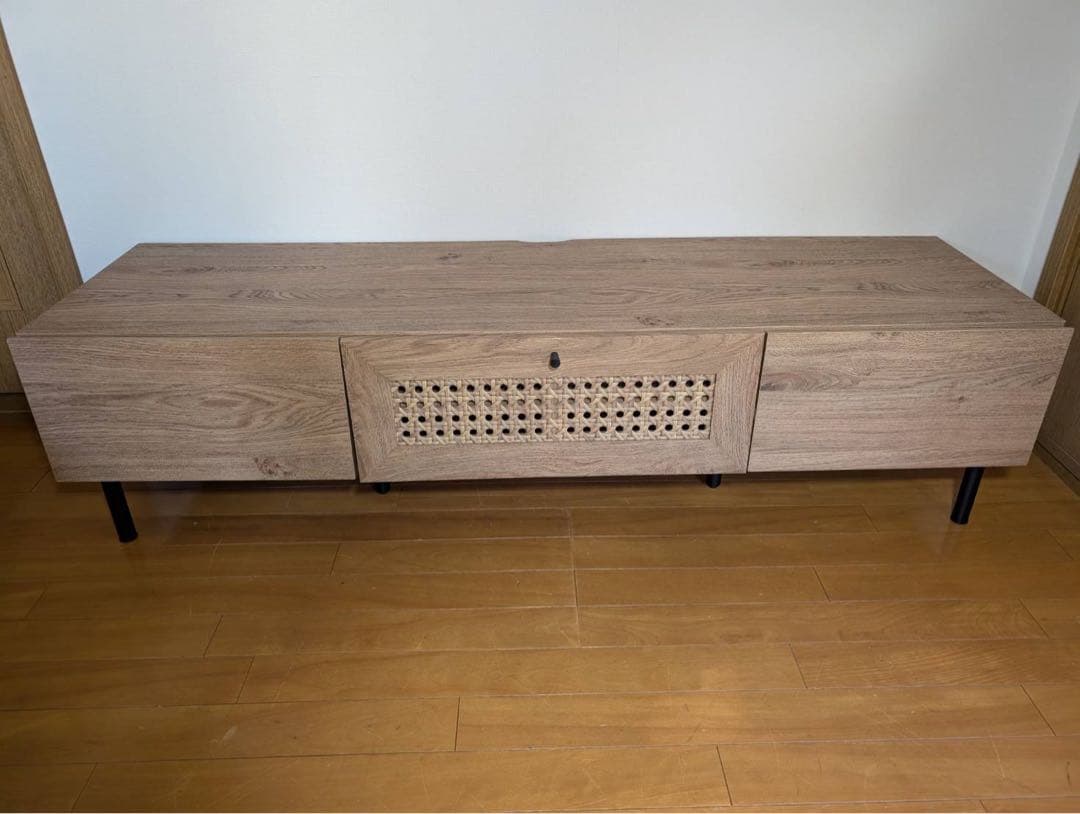 ■送料込■LOWYA ラタン ローテレビボード テレビ台 北欧風人気家具 TV棚