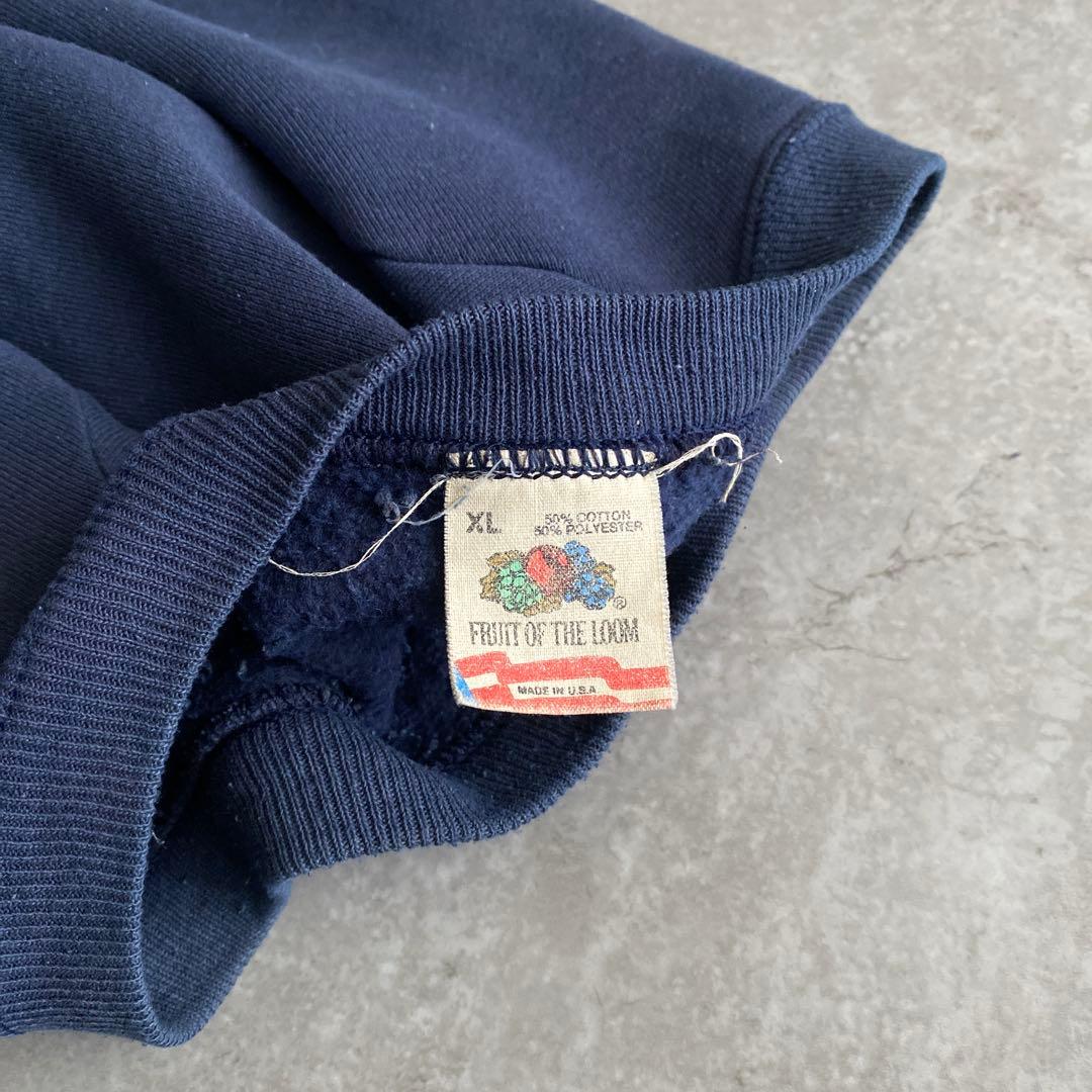 80s ニューヨーク ヤンキース スウェット USA製 XL ネイビー 紺