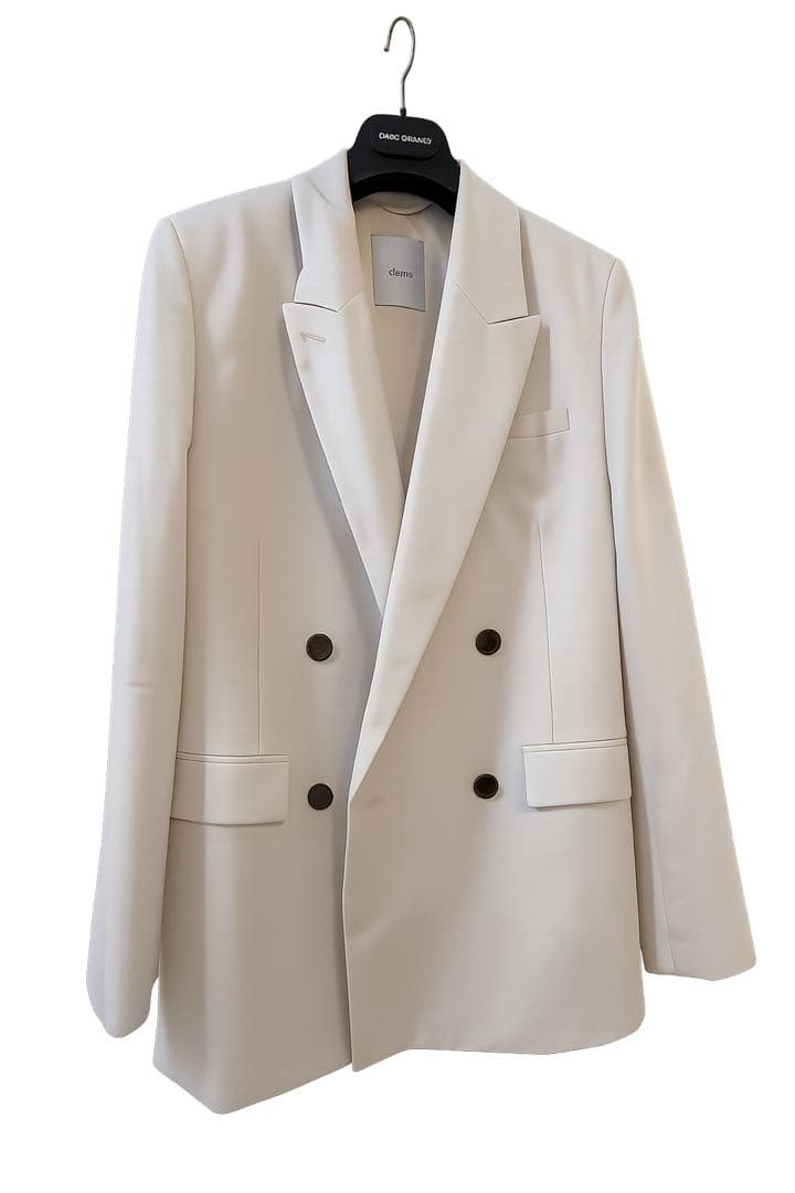 ebureライトウール　4釦　ダブルジャケット　36