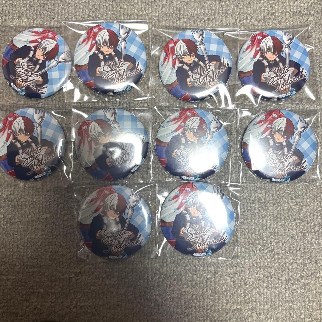 轟焦凍　オープンスクール　カップケーキ　缶バッジ 10点①