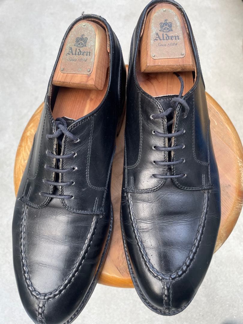 Alden ブラックシューズ　箱あり