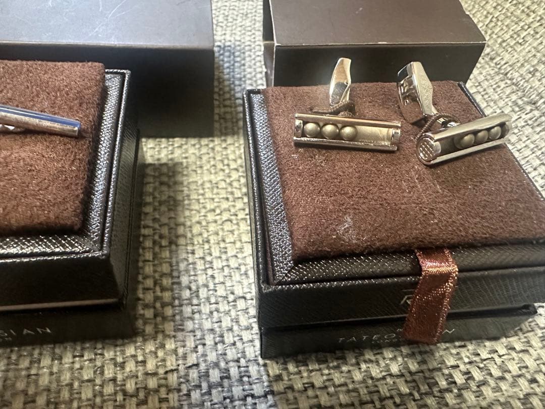 タテオシアン　カフス　ネクタイピン　セット