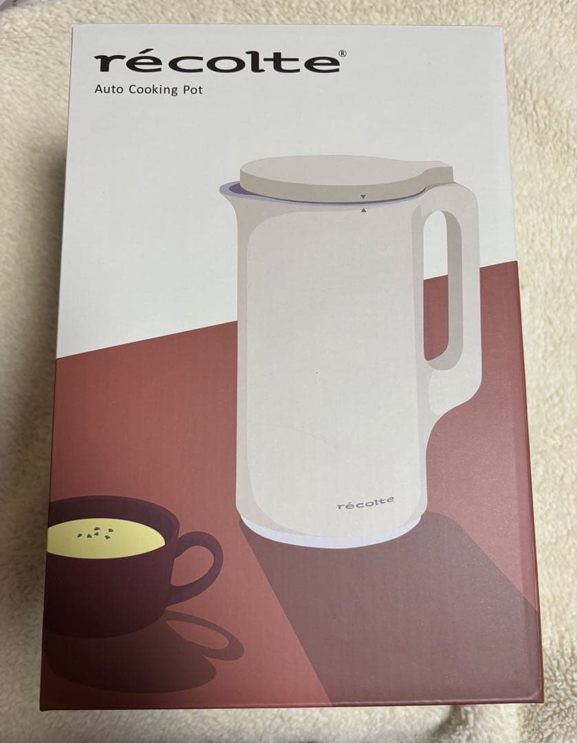 新品・レコルト recolte自動調理ポット スープメーカー レシピブック3冊付