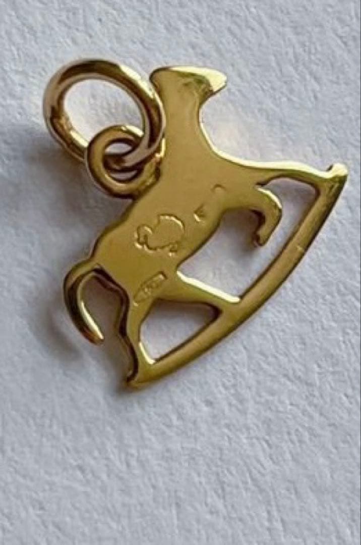 ポメラートドトチャームK18木馬