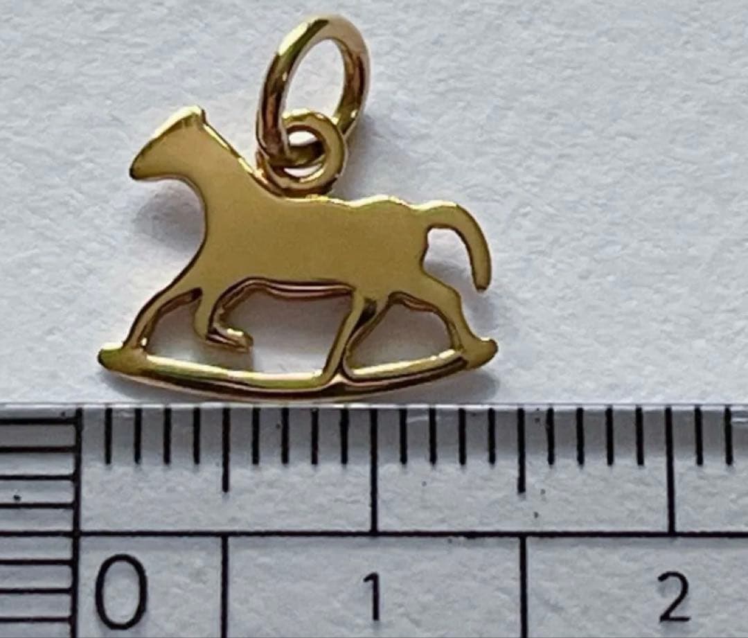 ポメラートドトチャームK18木馬