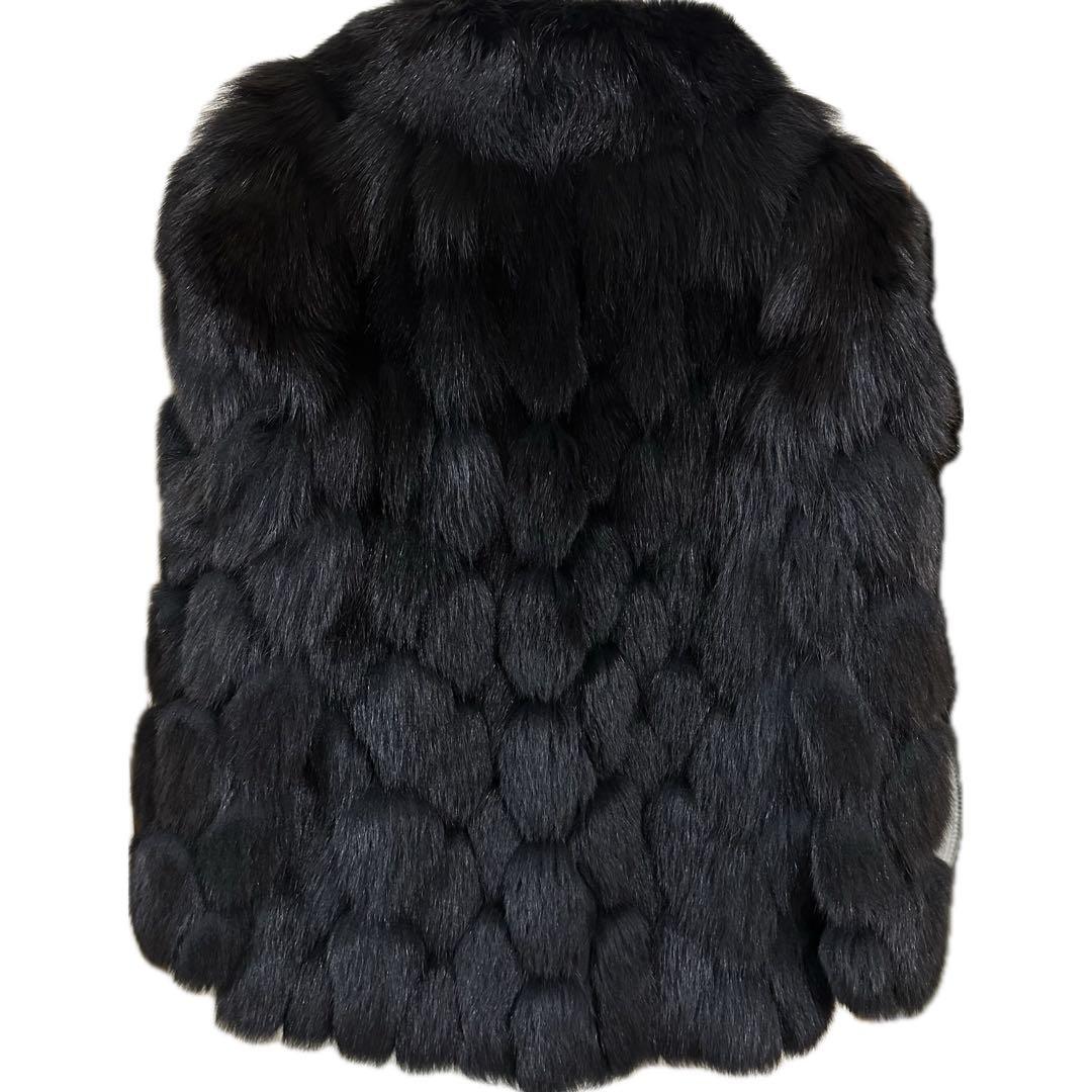 Josephine ジョセフィーヌ フォックスファーコート ブラック 9½