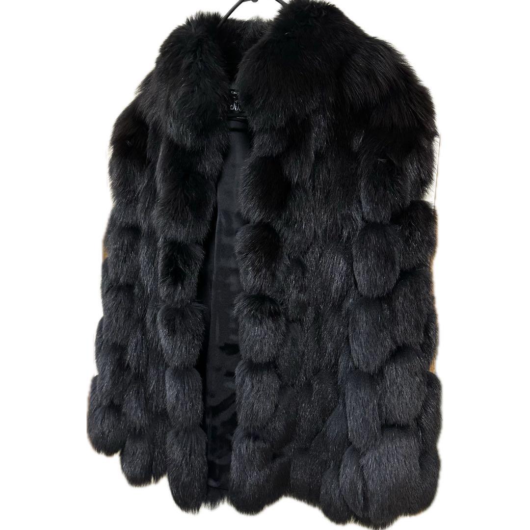 Josephine ジョセフィーヌ フォックスファーコート ブラック 9½