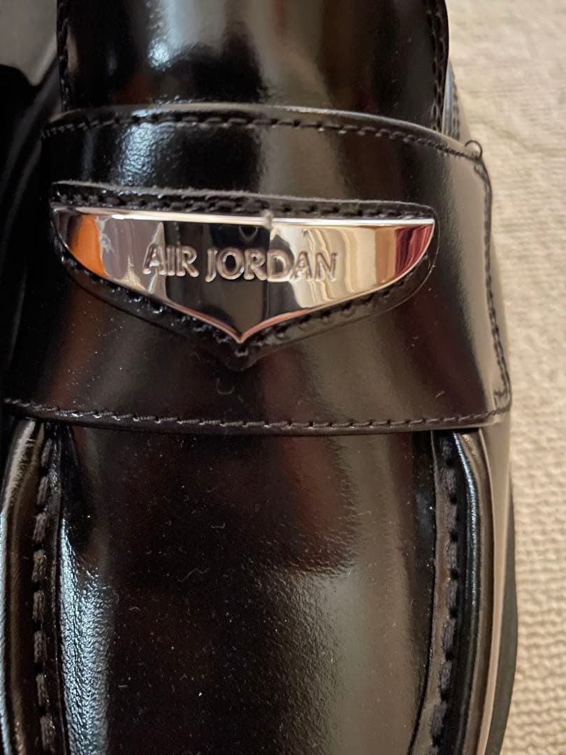 AIR JORDAN ブラック ローファー