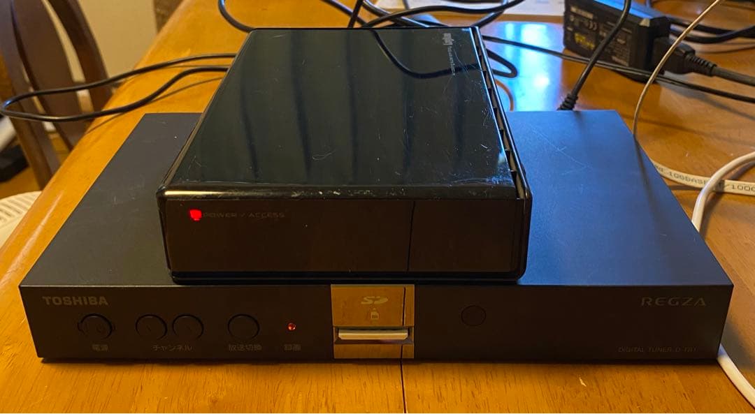 TOSHIBA REGZA D-TR1 デジタルチューナー　外付けHDD付き