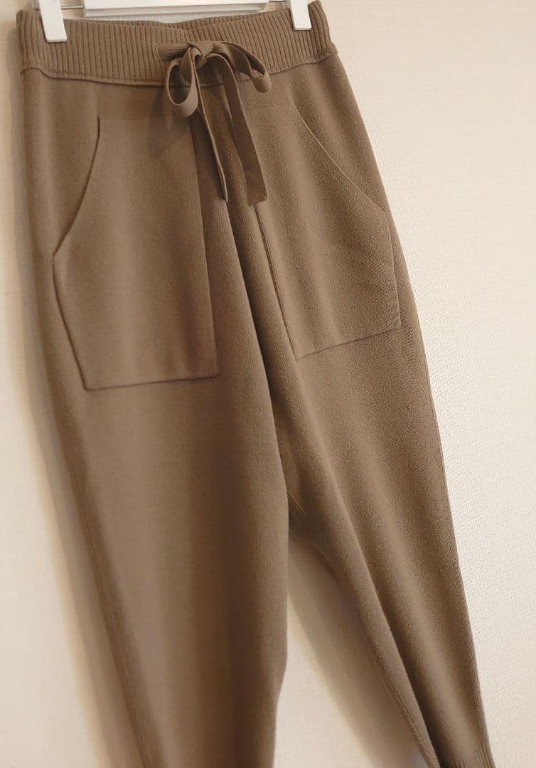 BLAMINK ブラミンク/ウールカシミヤ　12G ニットパンツ　/36