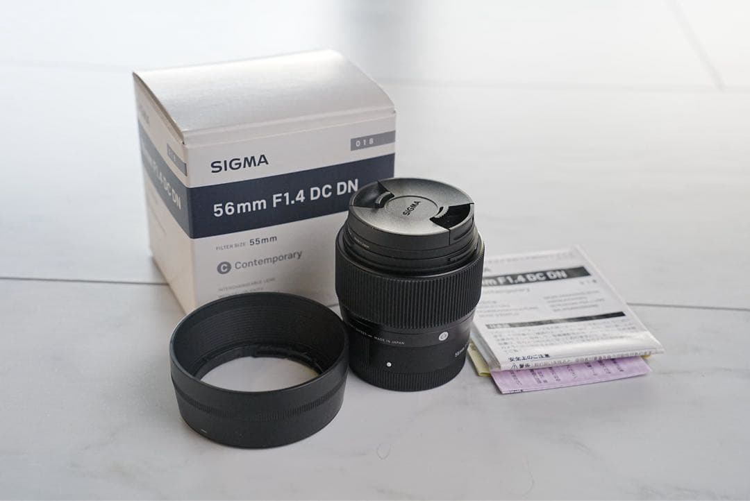 美品｜シグマ 単焦点レンズ 56mm F1.4 DC DN ソニー Eマウント