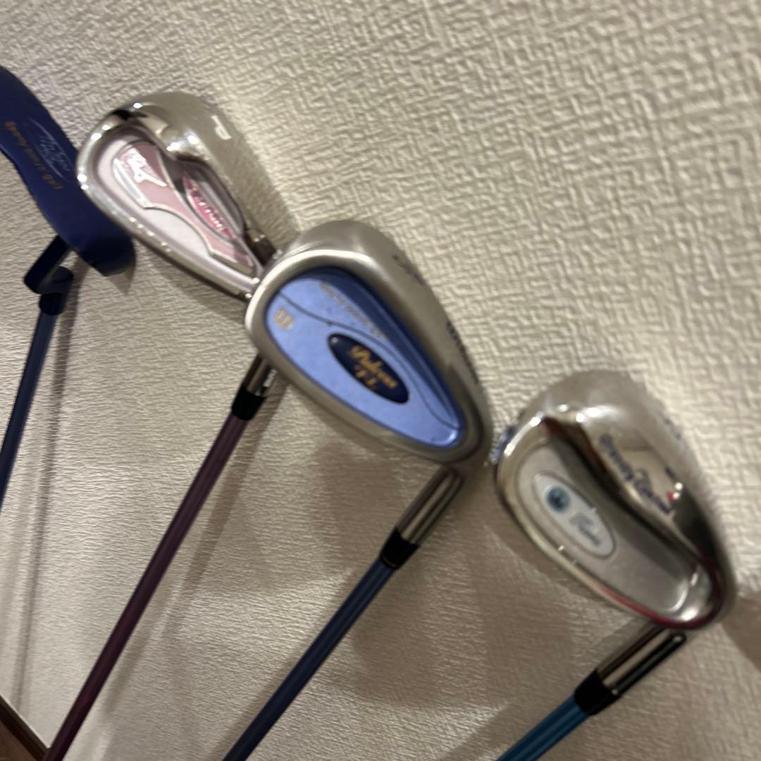 ウィルソン他　レディースL 9本　右利き　ゴルフセット
