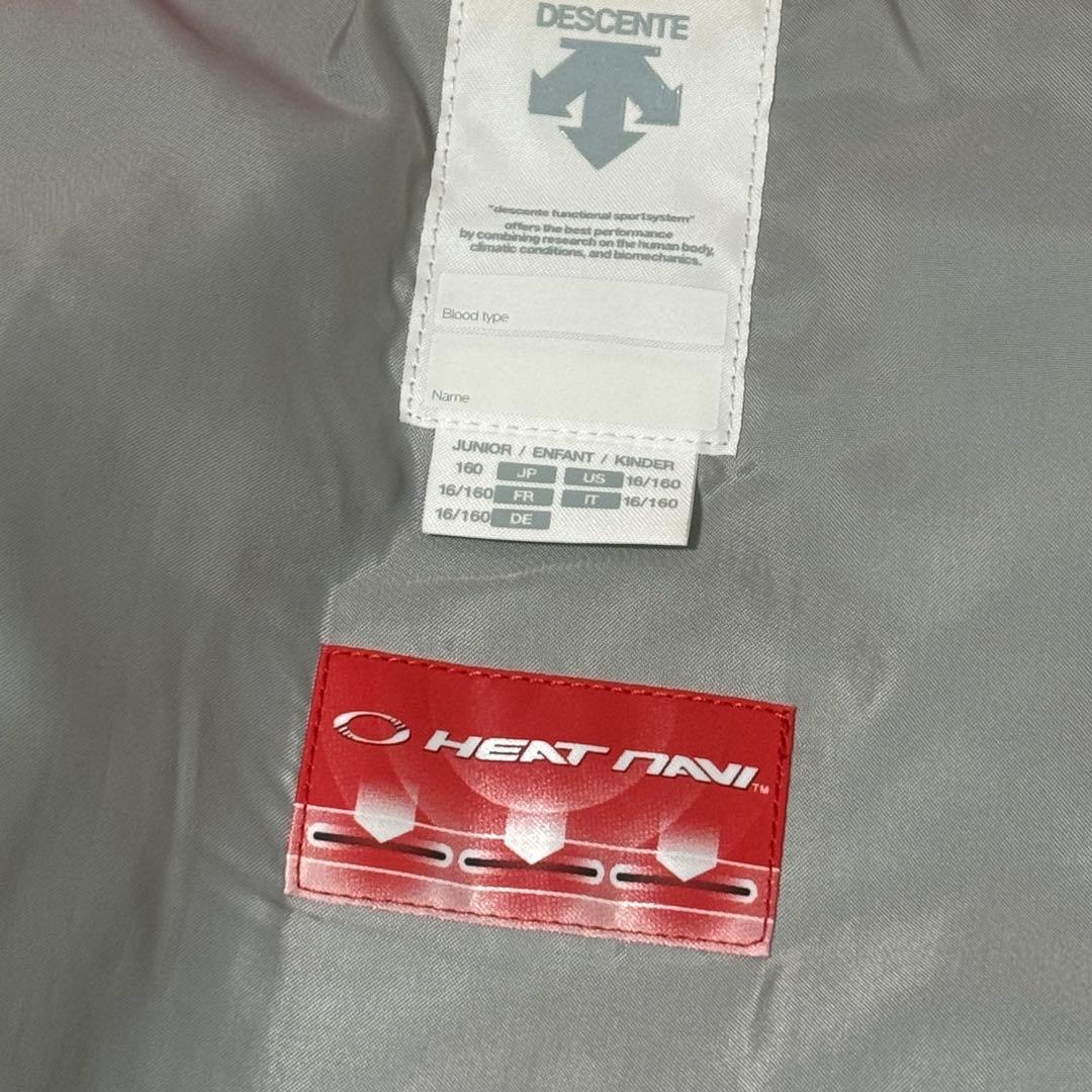 デサント スキーウェア サイズ160 上下セット 洗える 人気 フードヒートナビ
