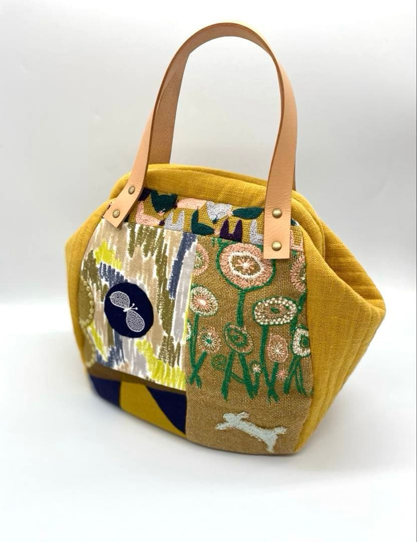 ミナペルホネン\"repo \"ハンドメイド アルミ口金バック