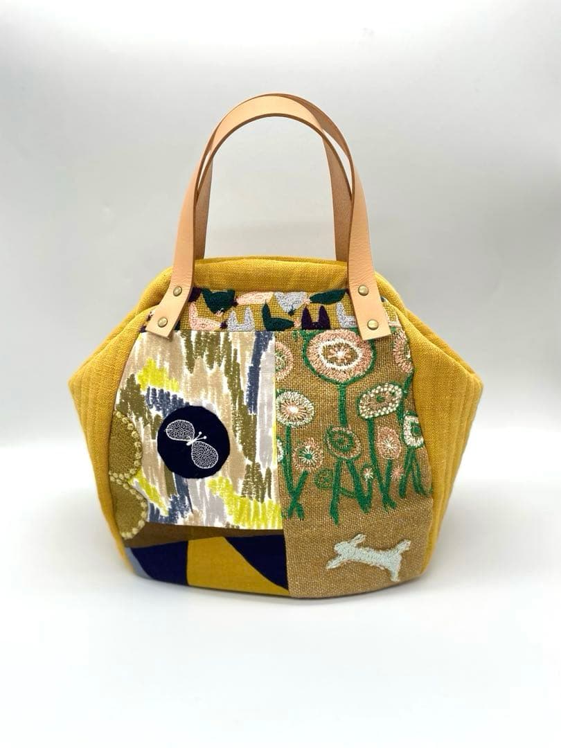 ミナペルホネン\"repo \"ハンドメイド アルミ口金バック