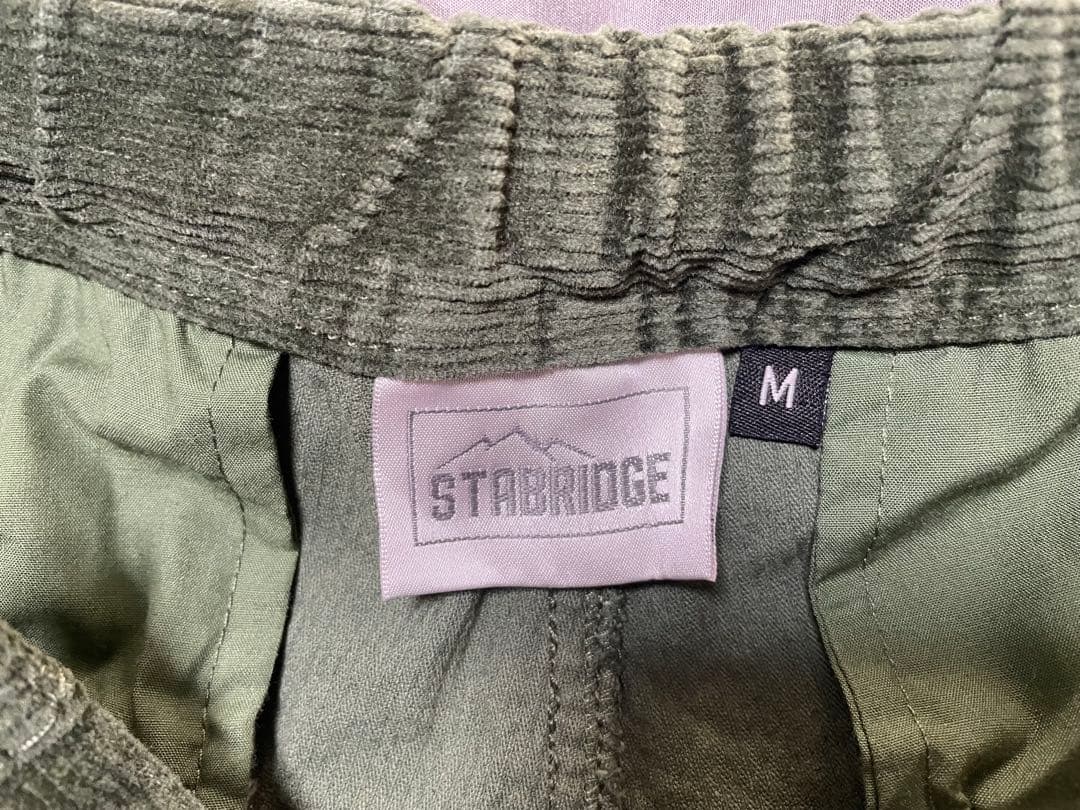 M☆ STABRIDGE / コーデュロイ バイヤー パンツ ☆ エバーグリーン