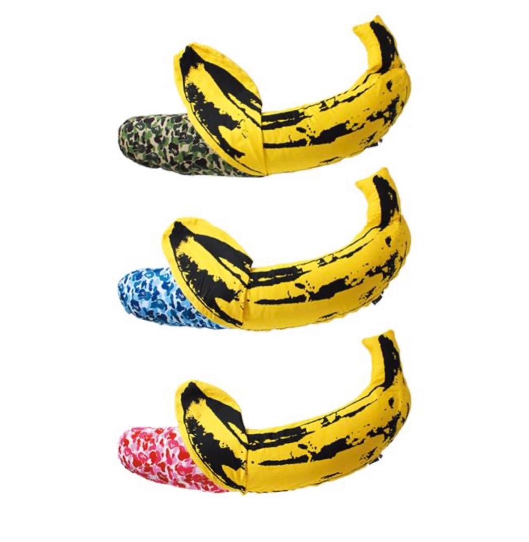 その他 BAPE ANDY WARHOL ABC BANANA CUSHION SET