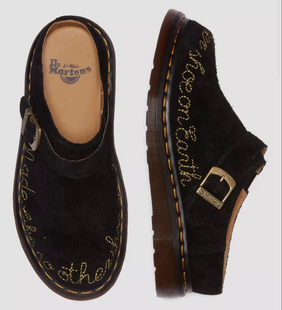 新品 箱タグ付 Dr.Martens ISHAM Archive 刺繍 黒