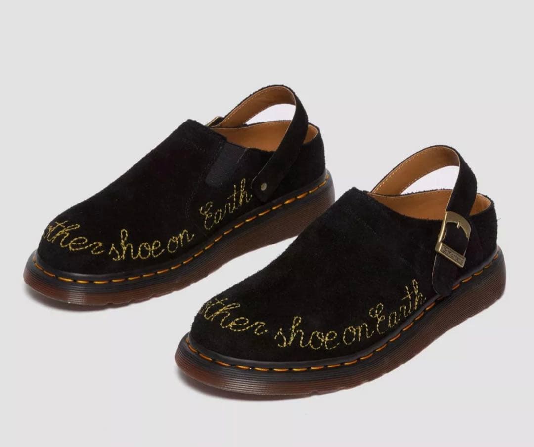 新品 箱タグ付 Dr.Martens ISHAM Archive 刺繍 黒