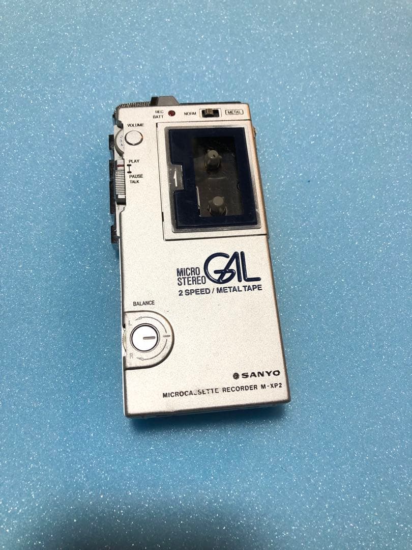 サンヨー　マイクロカセットプレーヤー