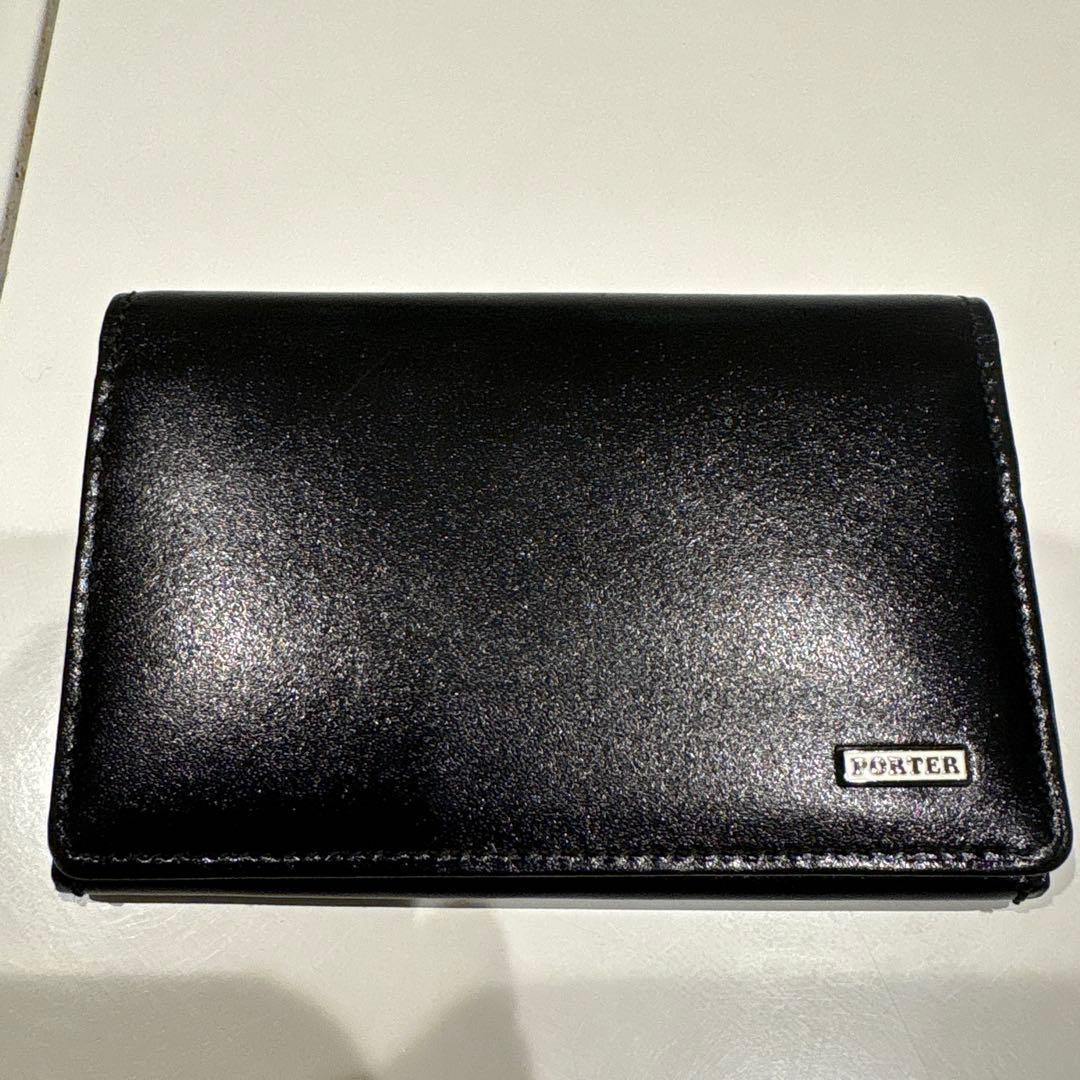 PORTER ブラックレザー 名刺入れ