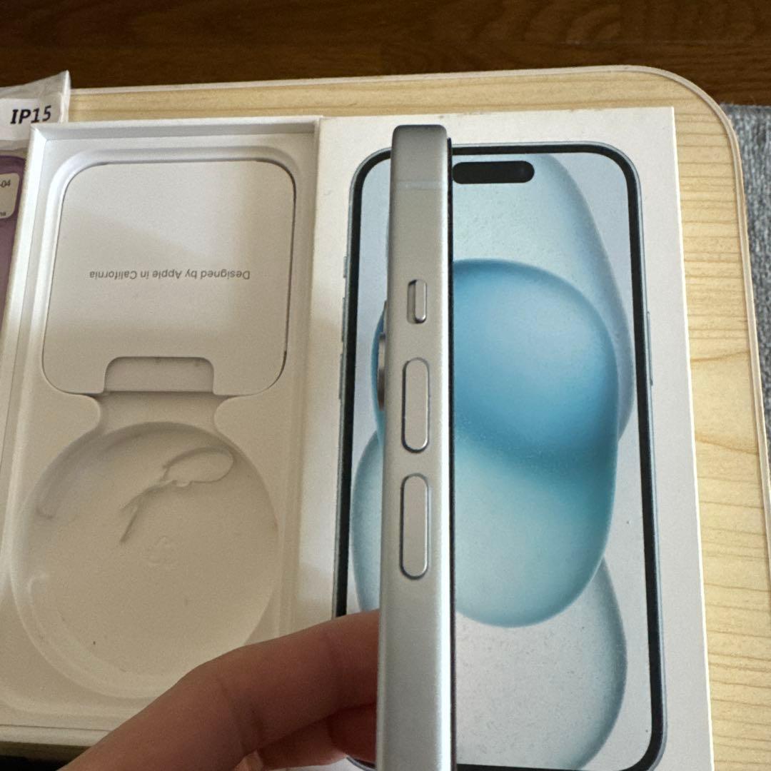 Iphone 15 128GB ブルー おまけ充実 バッテリー85％