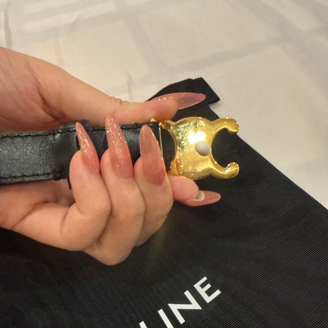 黒 ベルト 金具付き 保存袋付き 9/21発送