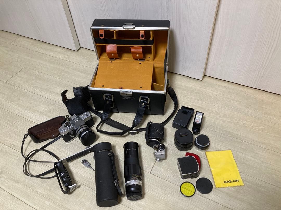 ペトリ PETRI V6Ⅱ レンズ　アクセサリー　バッグセット　フィルム一眼レフ